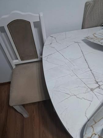 Стол раздвижной стулья 6 шт