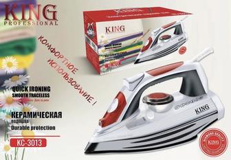 Утюг King Professional KC-3013 белый-оранжевый