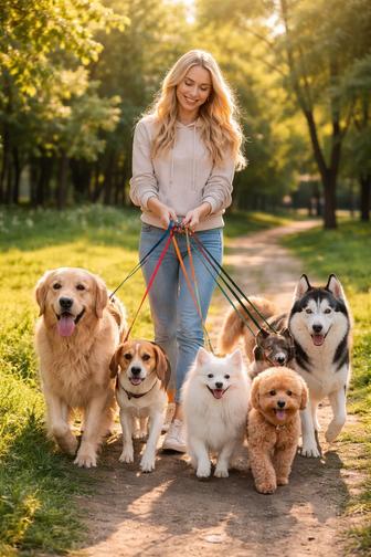 Выгул собак, кото-няня