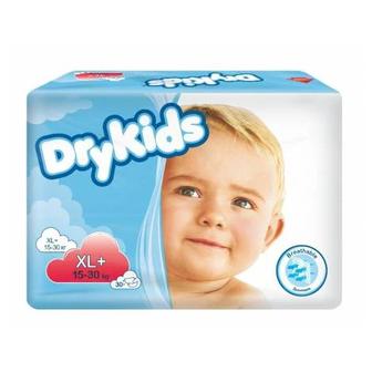 Памперсы для детей DryKids XL+ 15-30 кг 30шт