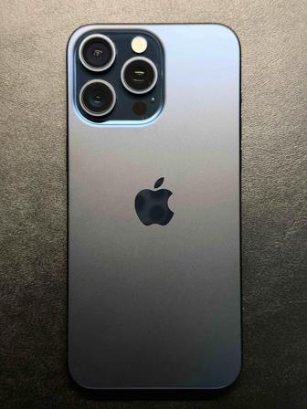 iPhone 15 Pro Max 256 гб Синий (Blue titanium) аккумулятор 91%