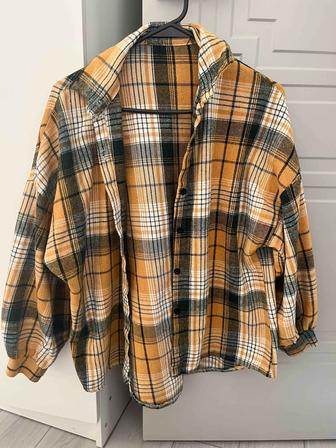 Рубашка женская в клетку