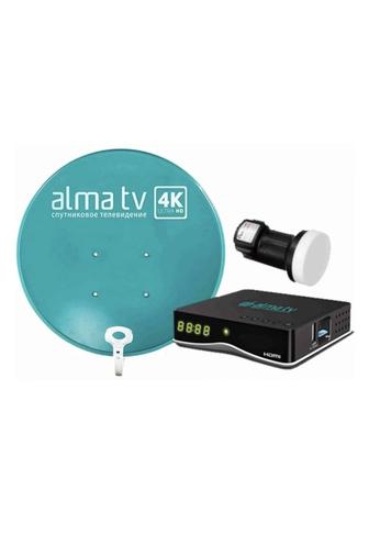 Almatv спутниковое телевидение, приставка