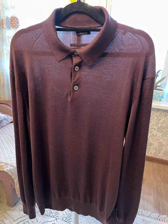 ZEGNA ! ПОЛО с длинным рукавом ! Италия ! Размер 50 !