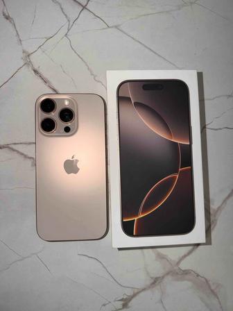 Iphone 16 pro Desert 256gb, 1 физ.sim 1 Esim