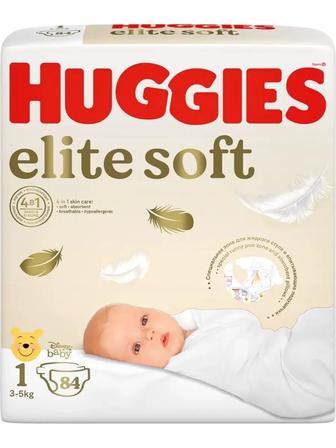 Подгузники huggies elite soft S размера