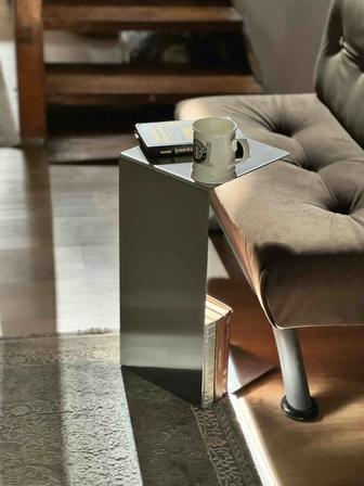 Журнальный столик, сталь AISI 304, 3mm