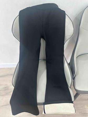 Утепленные мягкие брюки клеш