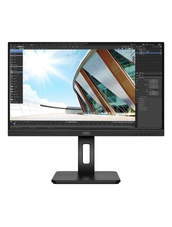 Монитор AOC 27 дюймов, есть дисплей порт, вывод изображения чз type c
