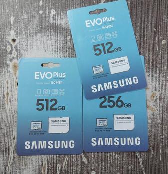 MicroSD 256Gb Samsung Evo Plus микро сд качественные