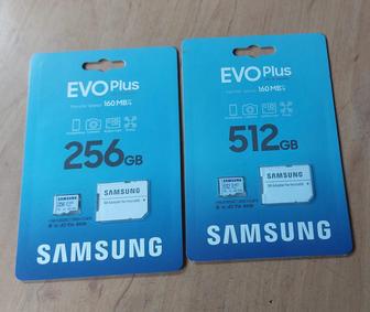 MicroSD 256Gb Samsung Evo Plus микро сд качественные