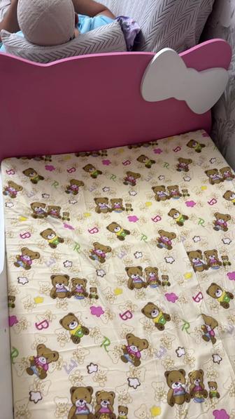 Детская кровать Hello kitty