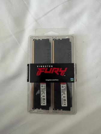 Оперативная память Kingston Fury Beast DDR5 (комплект 2 планки)16х2 32гб