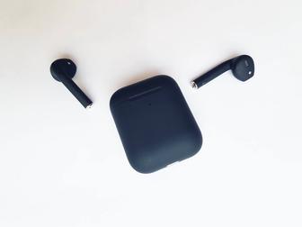 AirPods 2 чёрный. Люкс. Беспроводные наушники