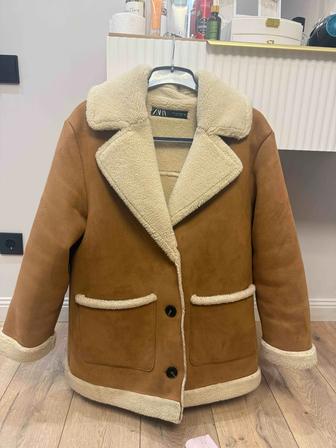 Дубленка женская ZARA как новая
