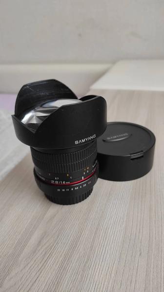 Samyang 14mm f2.8 и переходник для sony e mount