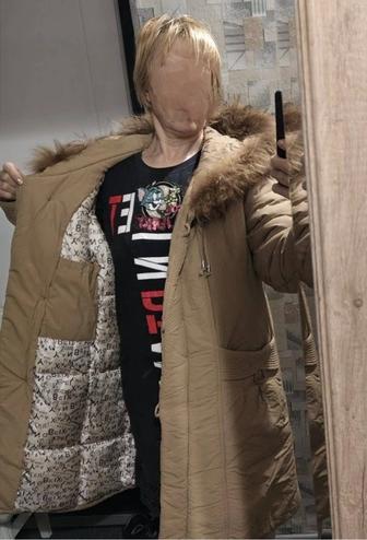 Продам Пальто зимнее очень теплое, размер 48-50