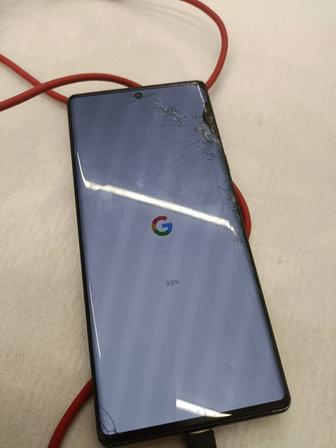 Google Pixel 6 Pro разбитый дисплей