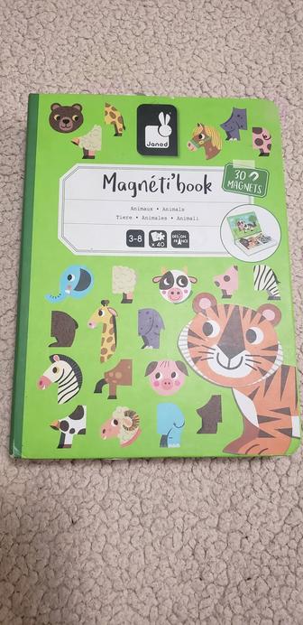 Магнитная игра собери животное, фирма Janod