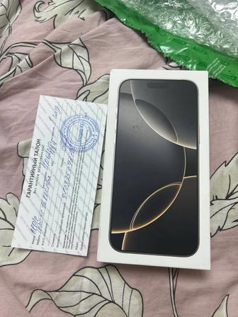 Продам IPhone 16 pro max 256 gb titan