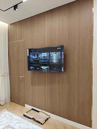 Установка телевизоров на стену любой сложности