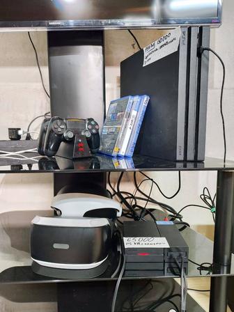 PS4 VR первого поколения(можно подключить к PS5). Полный комплект