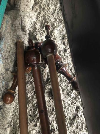 Гардины дерево бу 3 штуки