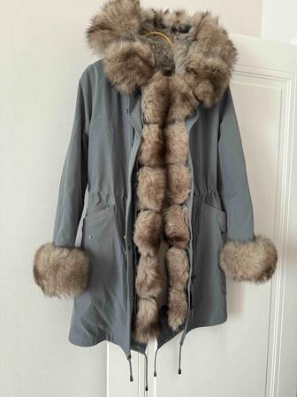 Продам теплую парку-трансформер.