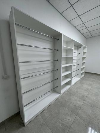 Стеллажи для ткани, шарфов, одежды