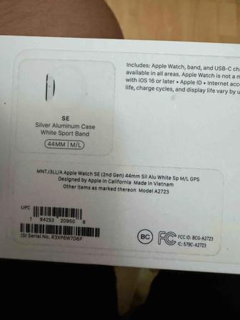 Продам Apple Watch SE (2 nd gen) 44 мм