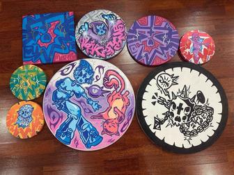 Авторские холсты, разных размеров