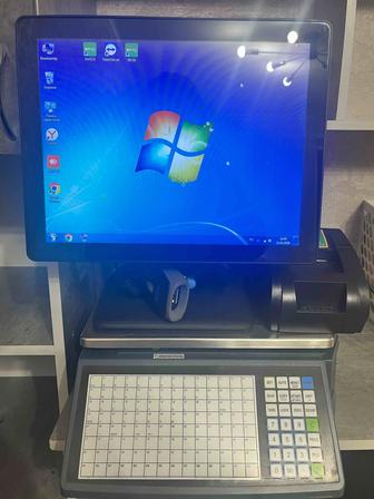 POS система для магазина (весы касса сканер принтер)