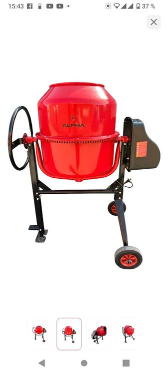 Бетономешалка в аренду 200 л. , новая.