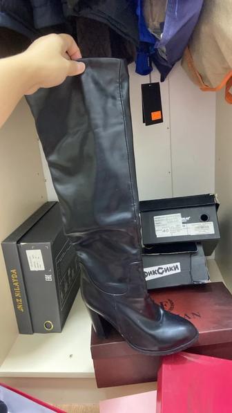 Сапоги осень ботфорты