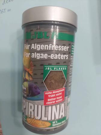Корм для растительноядных рыбJBL Spirulina Flakes (250мл/38г)