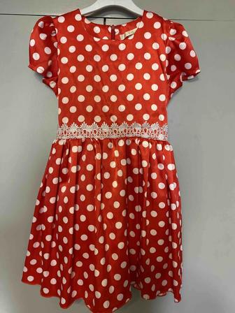 Платье в горошек для девочек