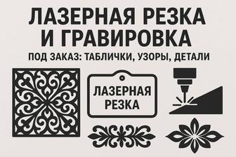 Лазерная вырезка/Гравировка
