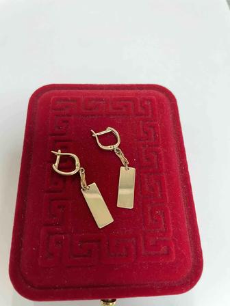 Серьги золотые 585 проба