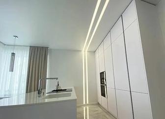 Установка натяжных потолков