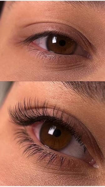 Наращивание ресниц натуральный эффект