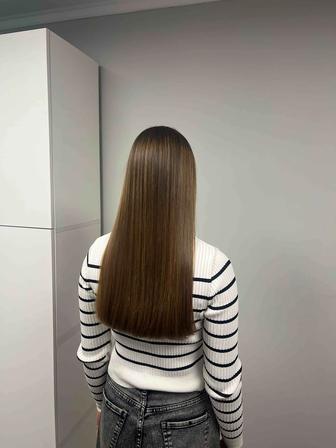 Кератиновое выпрямление