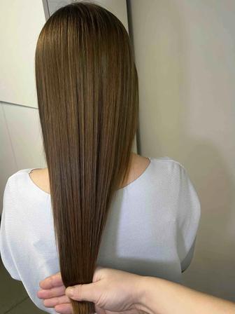 Кератиновое выпрямление