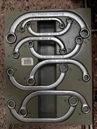 Набор инструментов, ключей накидных С-образных 9 пар