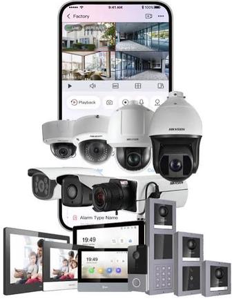 Монтаж видеонаблюдения под ключ