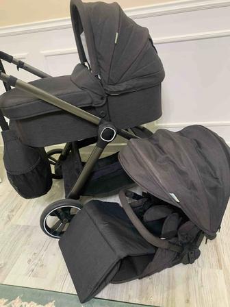 Детская коляска 2в1, очень качественная, легко маневренная, Текнум