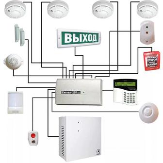Установка и монтаж пожарной сигнализации