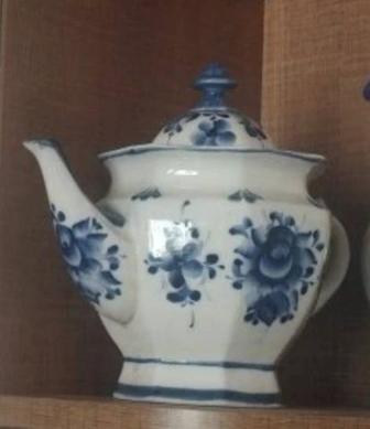 Гжель, с заводским штампом, в отличном состоянии