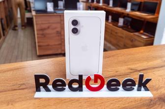 Новый iPhone 16. White. 128GB. Запечатанный. Магазин Red Geek