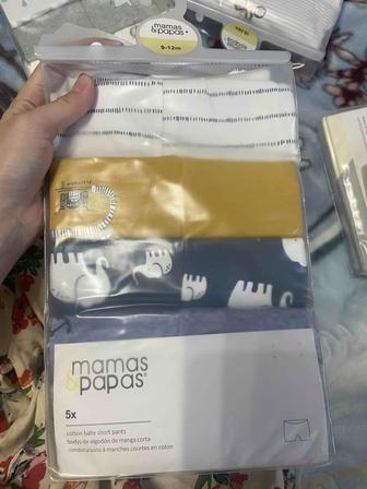 Продаются 6 пачки одежды бренда mamas papas