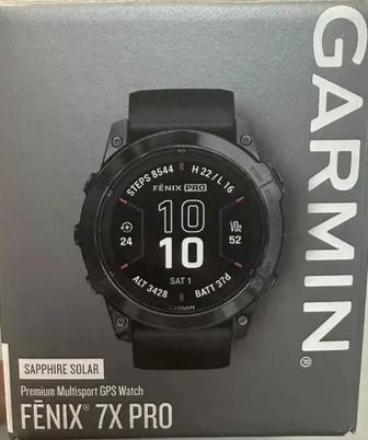 Смарт-часы Garmin Fenix 7X Pro Sapph Solar черный